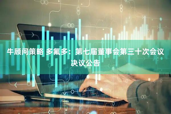 牛顾问策略 多氟多：第七届董事会第三十次会议决议公告