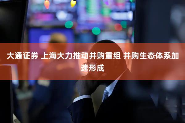 大通证券 上海大力推动并购重组 并购生态体系加速形成