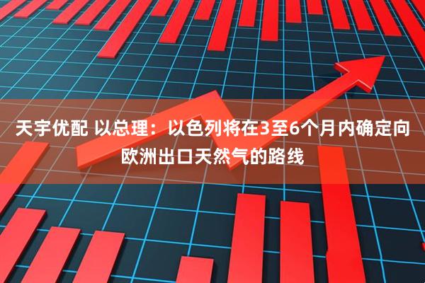 天宇优配 以总理：以色列将在3至6个月内确定向欧洲出口天然气的路线